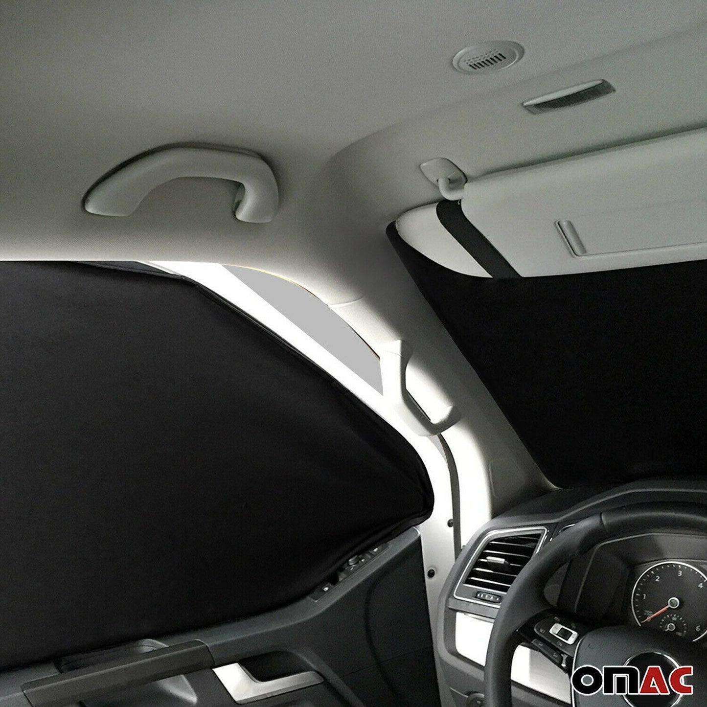 Magnetisch Vorhänge Auto für Citroen Berlingo 2008-2018 Schwarz OMAC DE