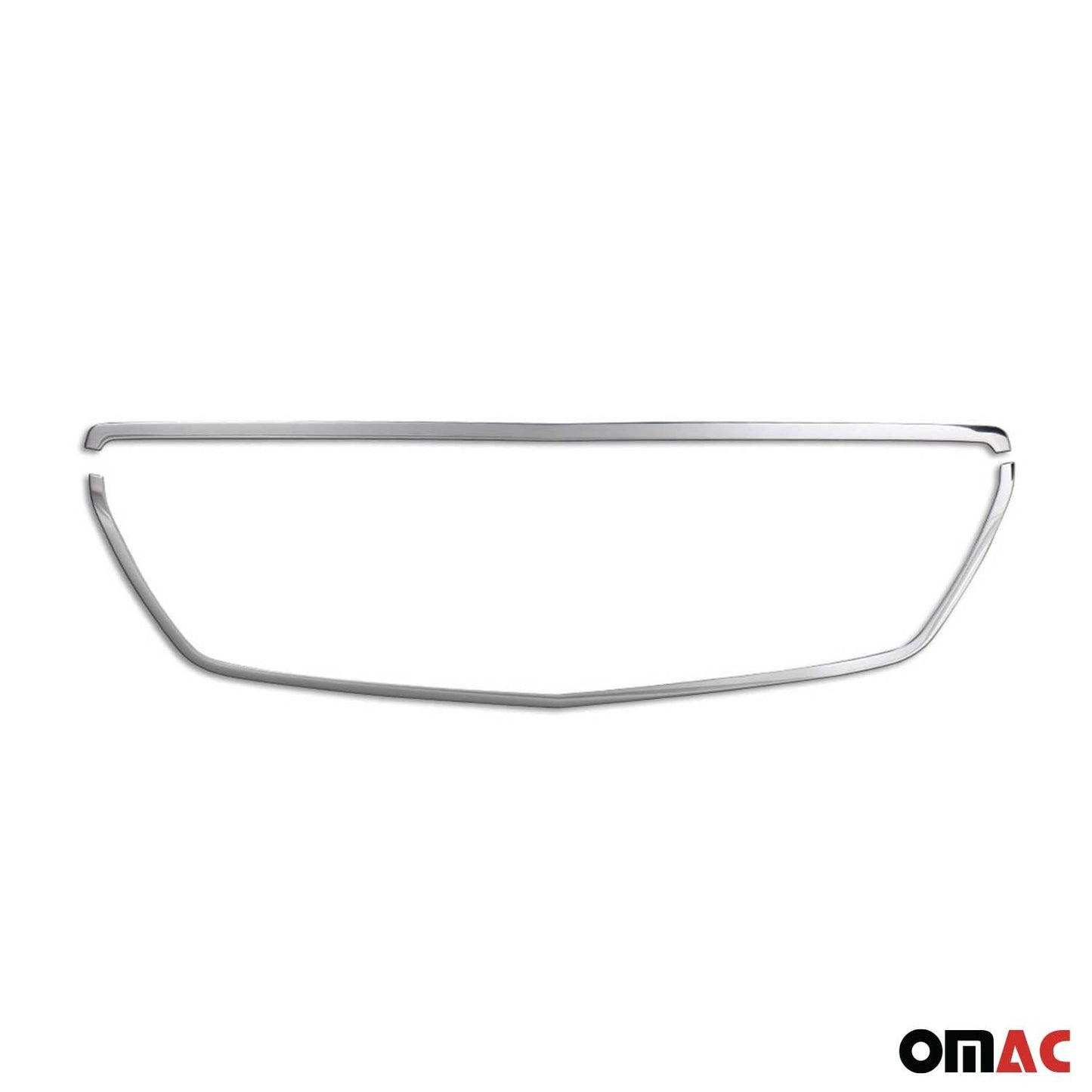 Kühlergrill Leisten Grillleisten für Mercedes Sprinter 2013-2018 Chrom Silber 2x OMAC DE