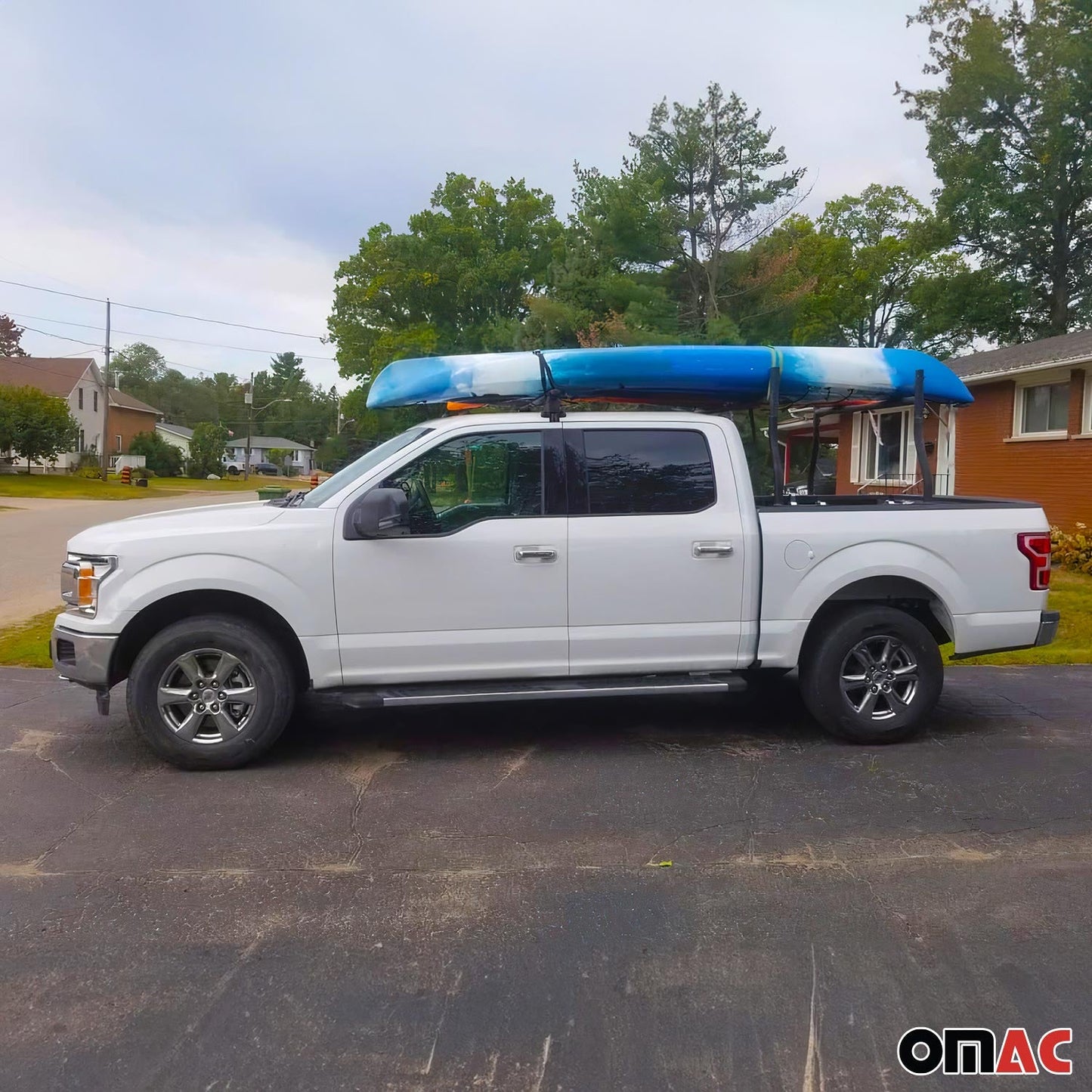 Menabo Dachträger Grundträger für VW Amarok mk2 2022-2025 Alu Grau 2tlg OMAC DE