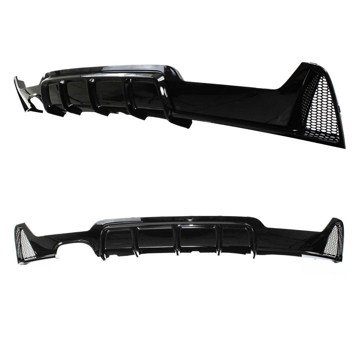 JOM Heckdiffusor Spoilerlippe für BMW 4er F32 F36 Bj 2013-2020 schwarz glänzend OMAC DE