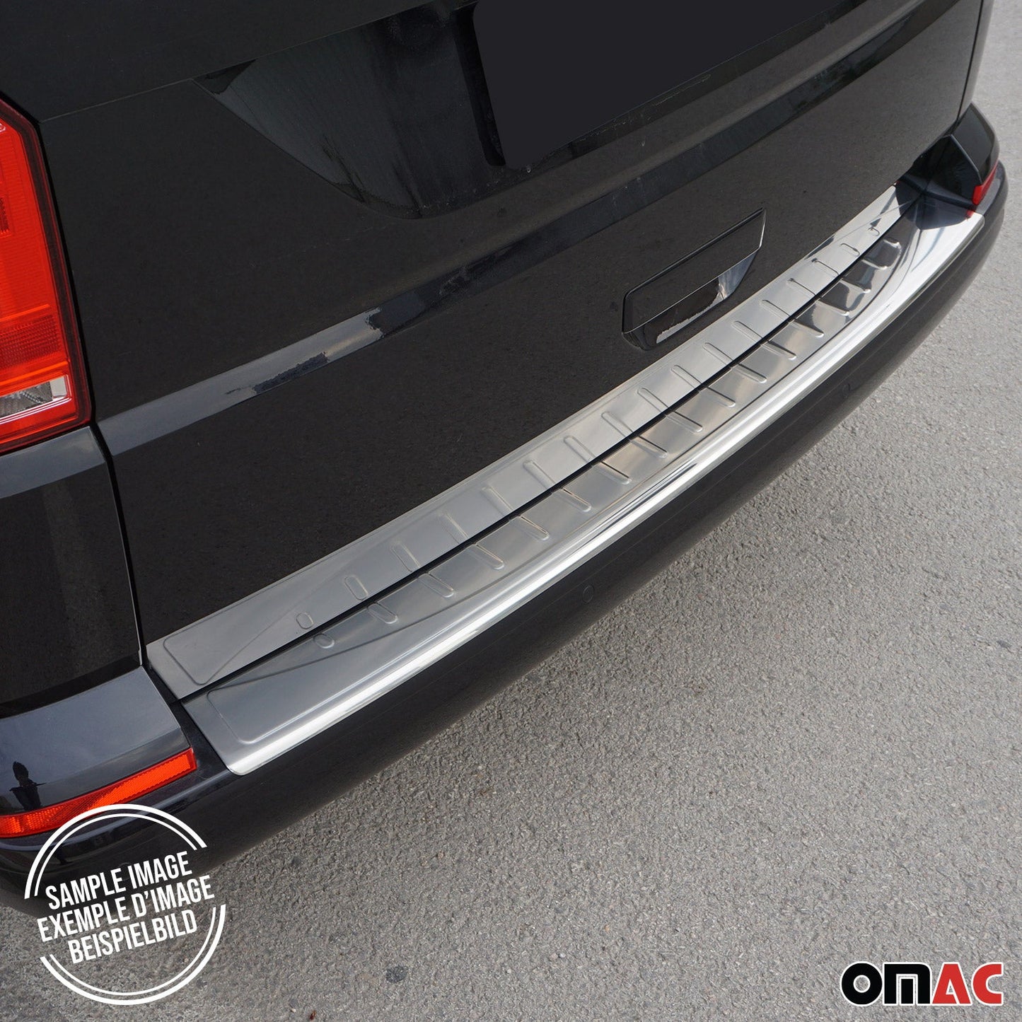 Ladekantenschutz für Dodge Nitro 2007-2012 Heckschutz Edelstahl Chrom OMAC DE