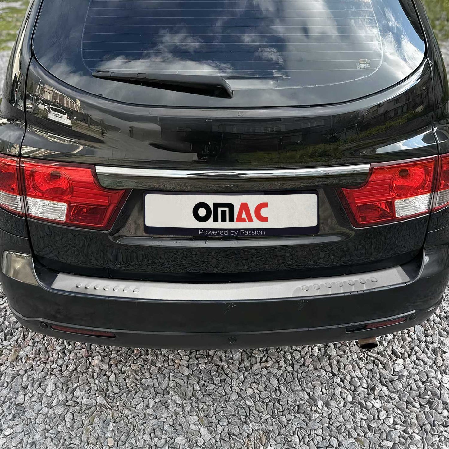 Ladekantenschutz für SsangYong Kyron FL 2007-2014 Edelstahl Glanz Chrom 1tlg OMAC DE