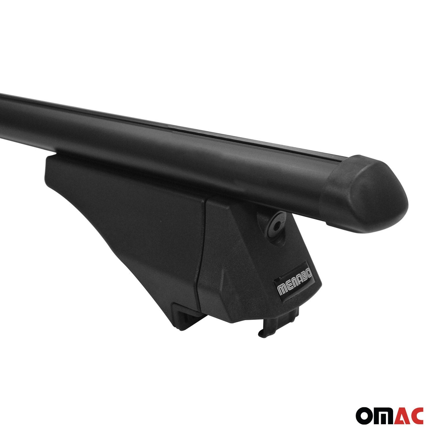 Mieten Menabo Grundträger Dachträger Aluminium Schwarz 2tlg 118cm Tiger OMAC DE