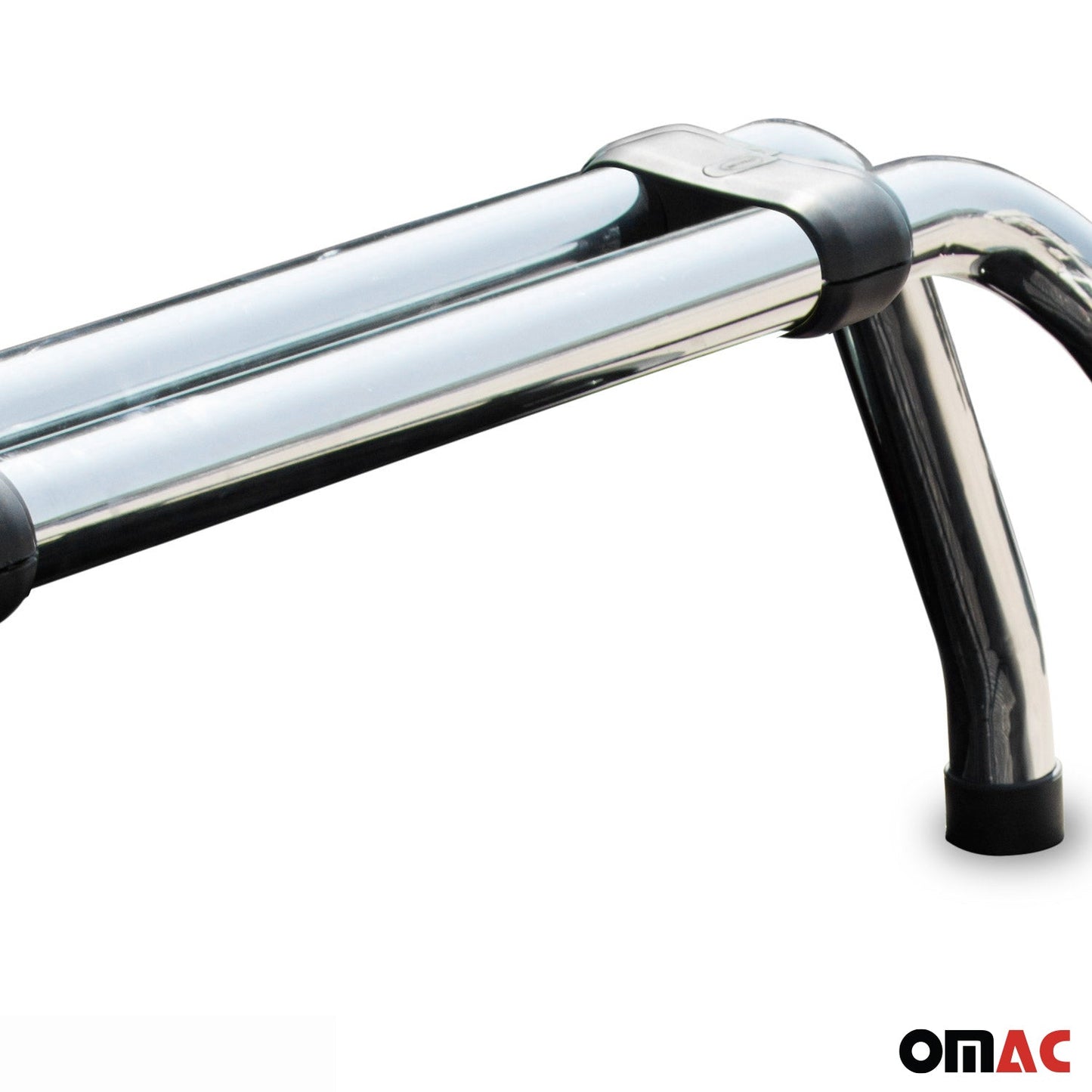 Überrollbügel Rollbar für Nissan Navara D22 1999-06 Gefärbten Stahl Ø76 Schwarz OMAC DE