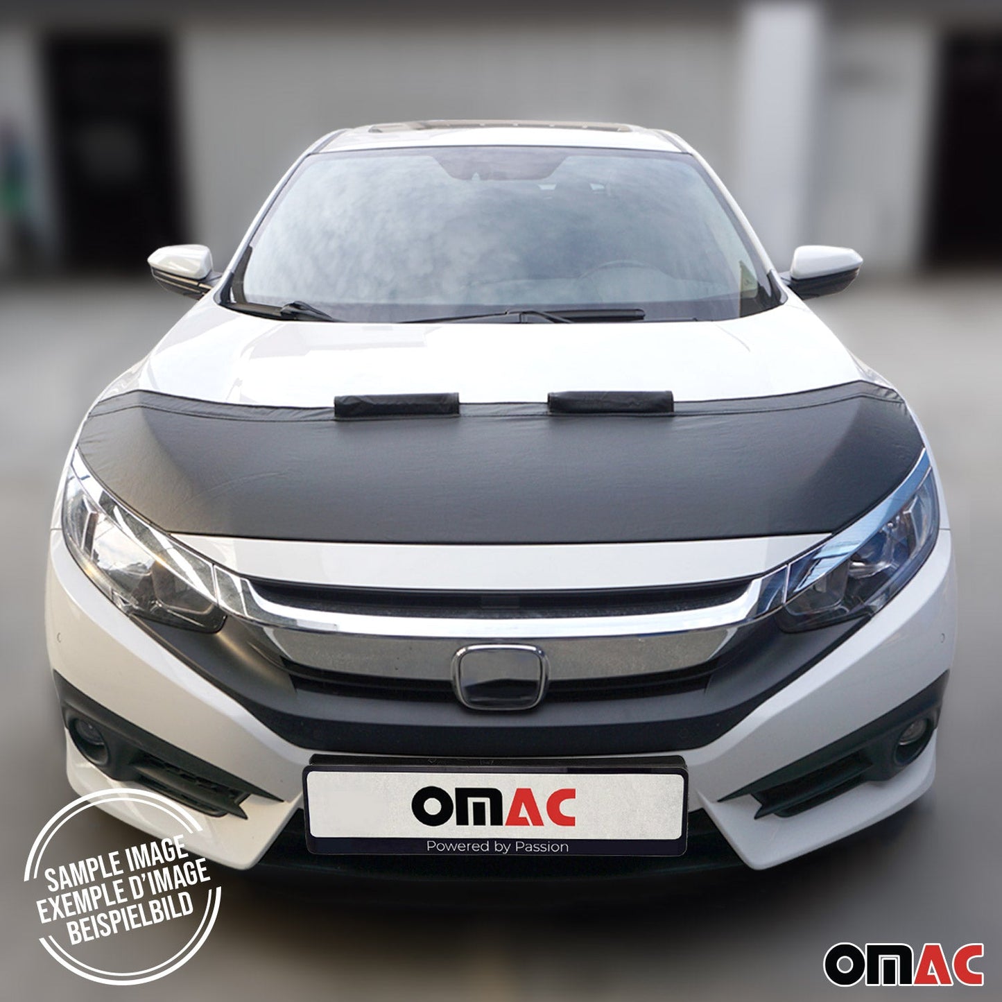 Haubenbra Steinschlagschutz Bonnet Bra für Ford Galaxy II 2010-2015 Schwarz Halb OMAC DE