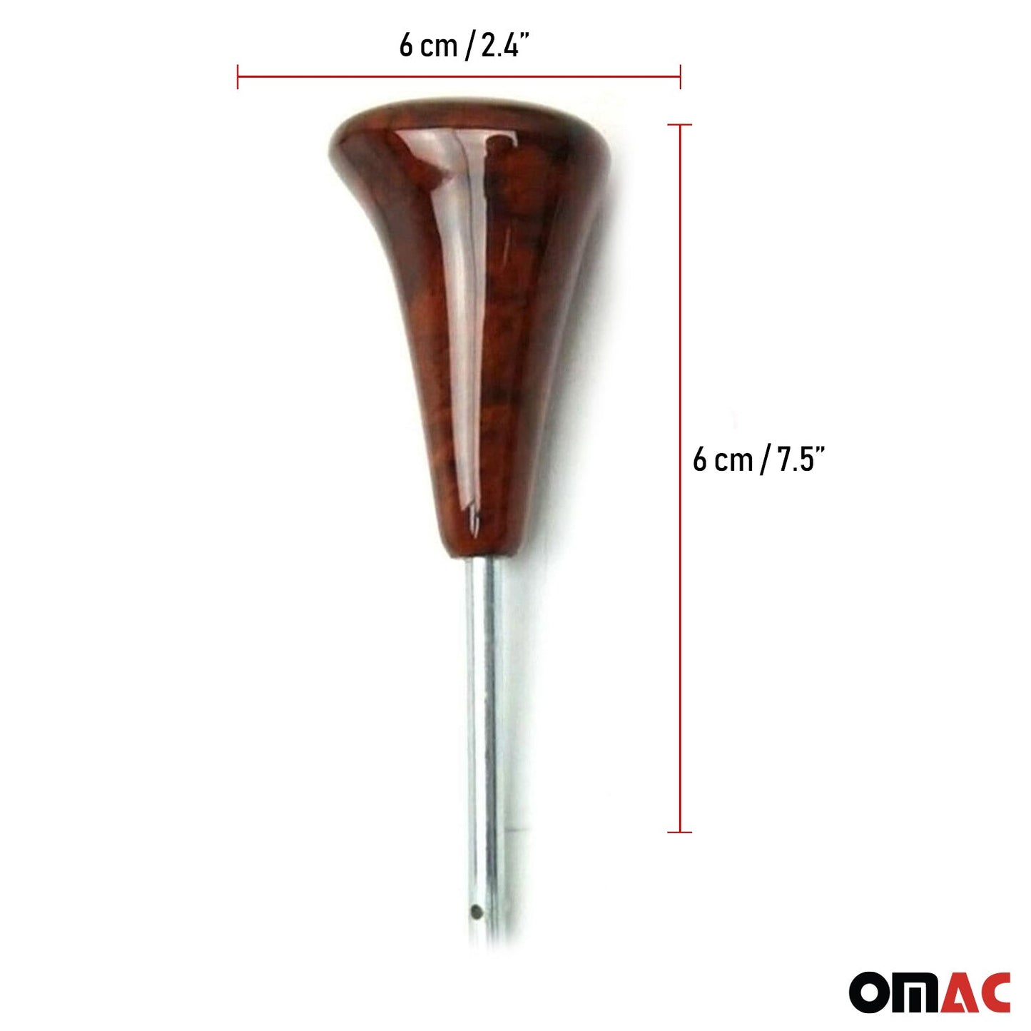 Schaltknauf Schaltknopf für Mercedes S Klasse W140 1991-1994 Automatik Holz OMAC DE