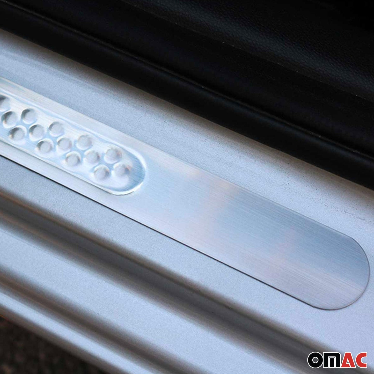 Einstiegsleisten Türschweller für Opel Frontera OV24 2024-2025 Edelstahl Silber OMAC DE
