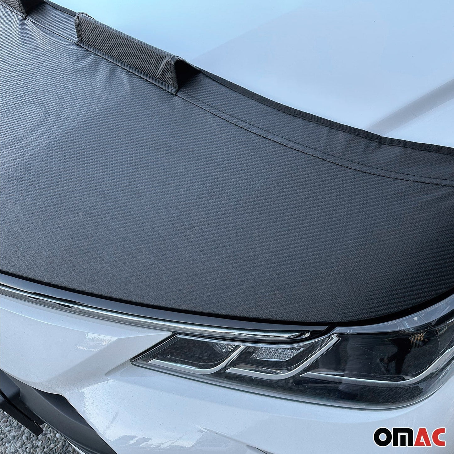 Haubenbra Steinschlagschutz Bonnet Bra für Honda Civic 1987-1993 Carbon Halb OMAC DE