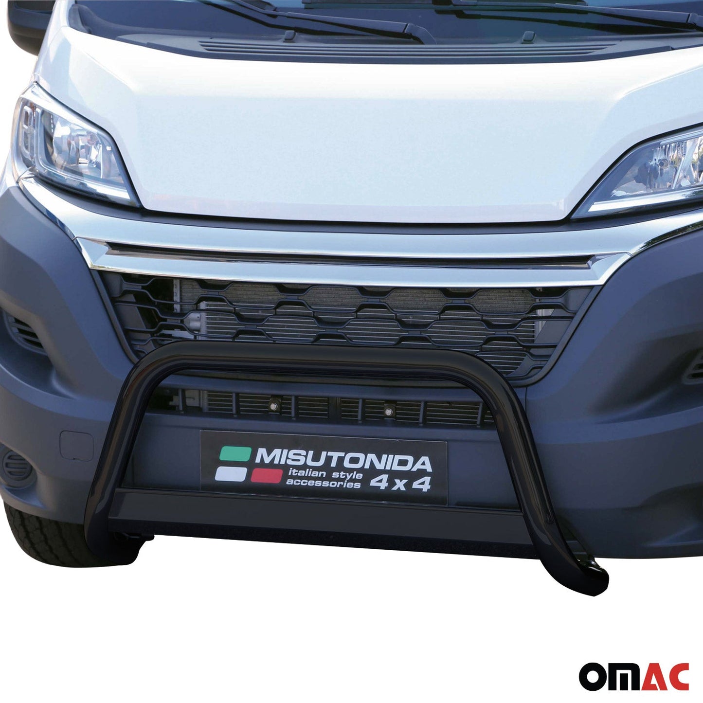 Frontbügel Frontschutzbügel für Citroen Jumper 2014-2023 Schwarz ø63 mm OMAC DE