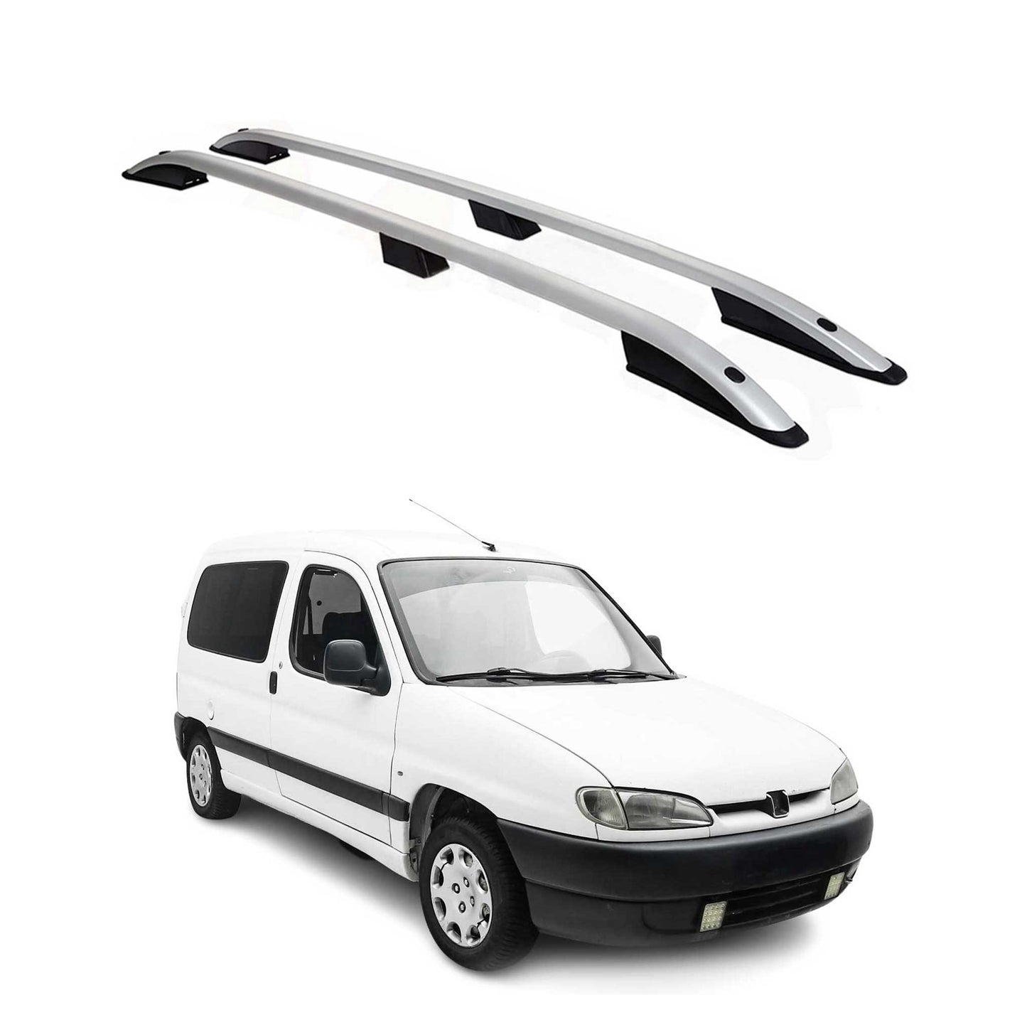 1996-2013 Citroën Berlingo / Partner Dachreling Relingträger Alu Silber