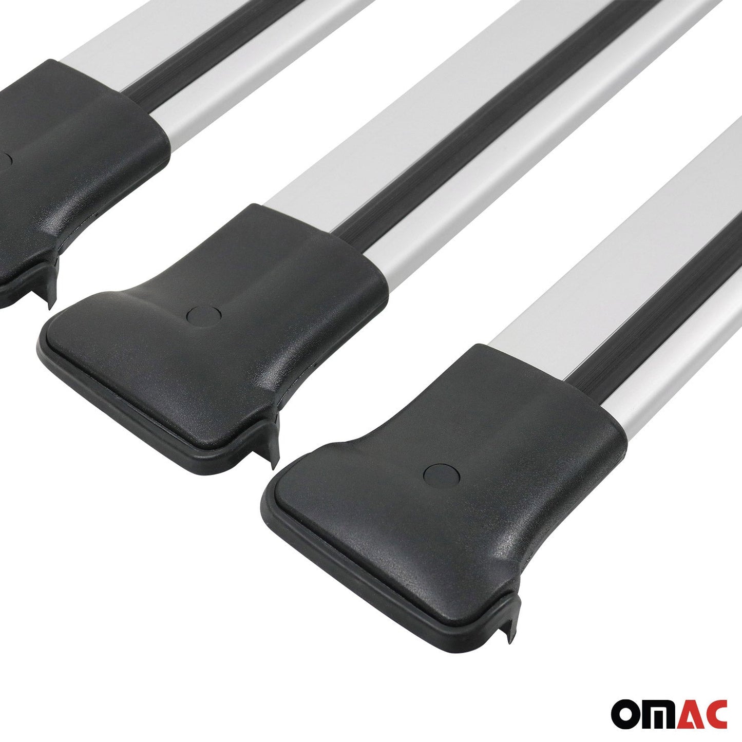 Dachträger Grundtäger für Citroen Jumpy 2007-2016 75kg Aluminium Silber 3 tlg OMAC DE