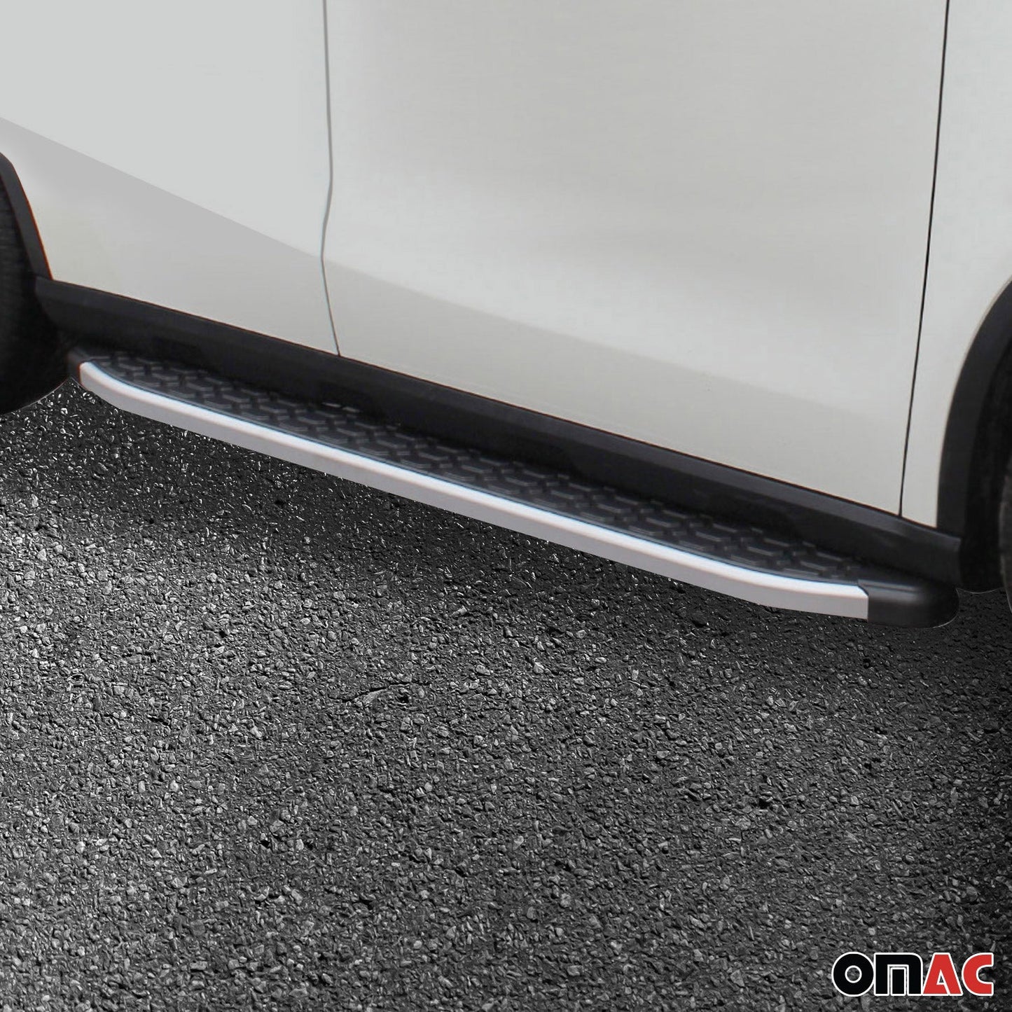 Trittbretter Seitenschweller Schweller für MG ZS 2018-2025 Schwarz Alu 2 tlg