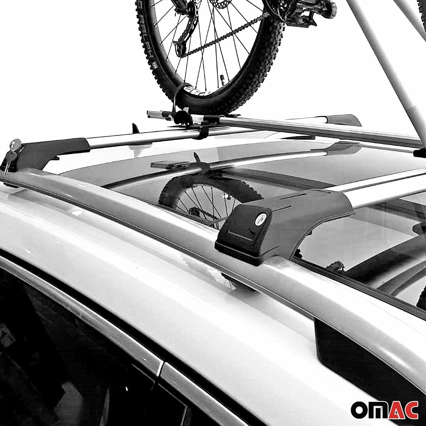 1998-2006 Land Rover Freelander L314 Dachträger-Querträger Aluminium Grau 2x