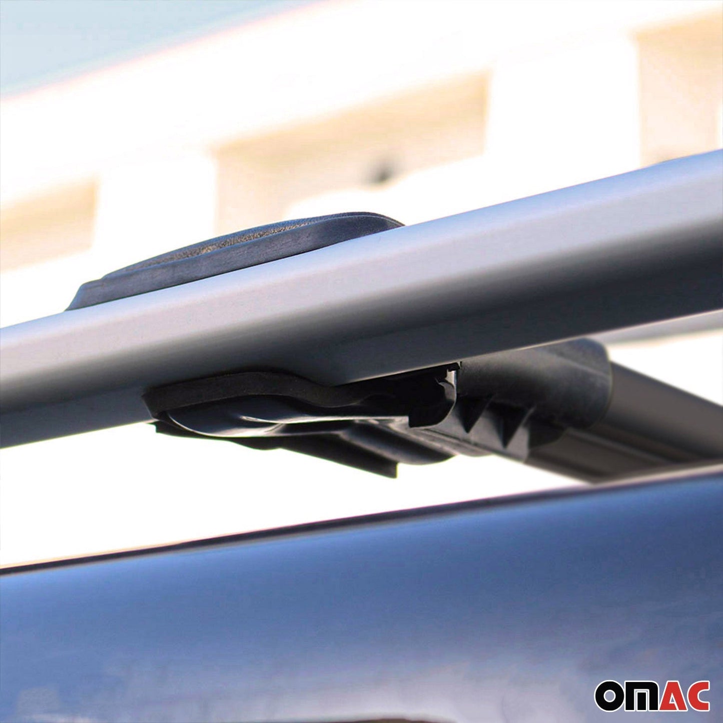Dachträger Grundtäger für Citroen Berlingo 2018-2025 75kg Alu Schwarz 2x OMAC DE