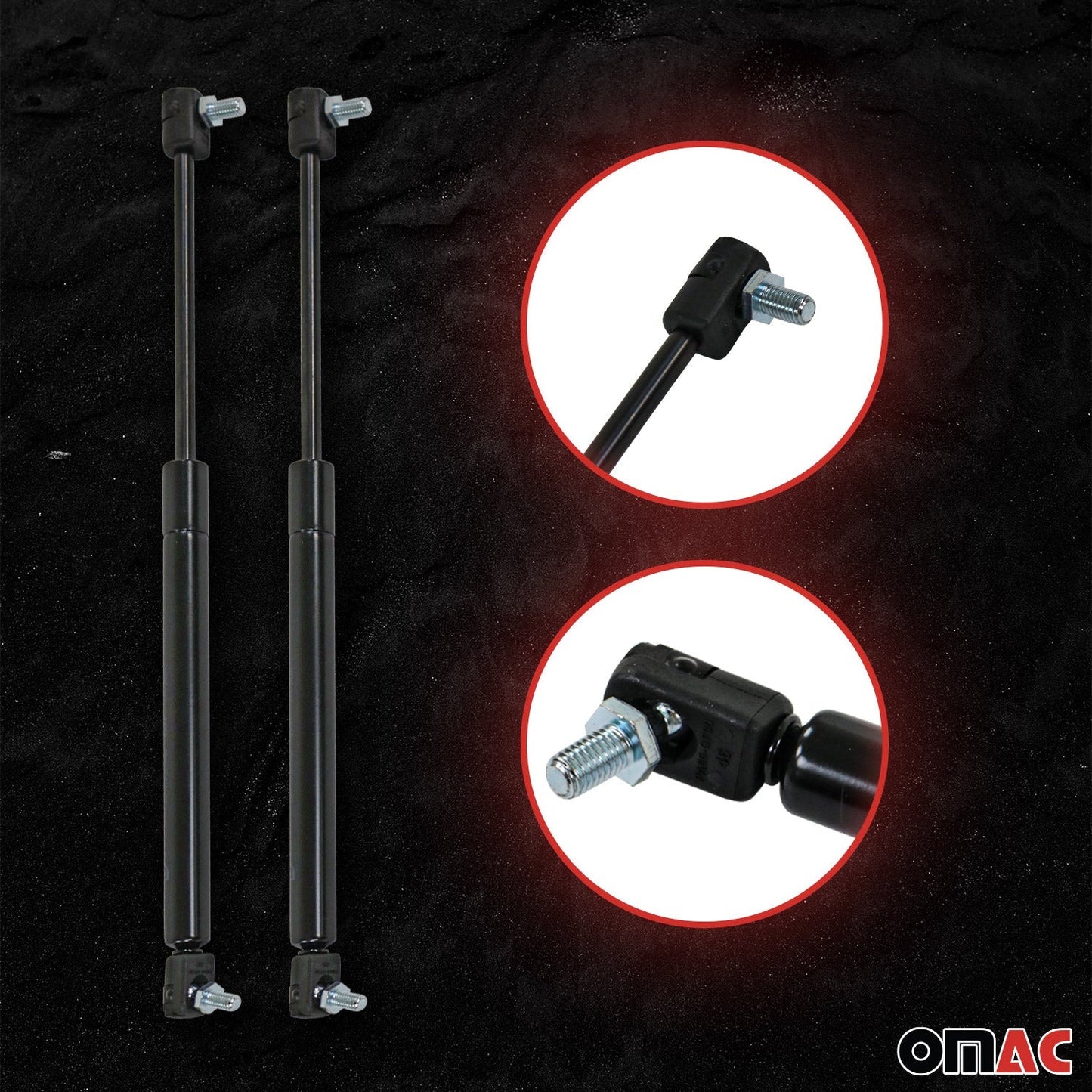 2x Heckklappendämpfer Gasfeder Dämpfer für Honda CR-V 2001-2005 Edelstahl OMAC DE