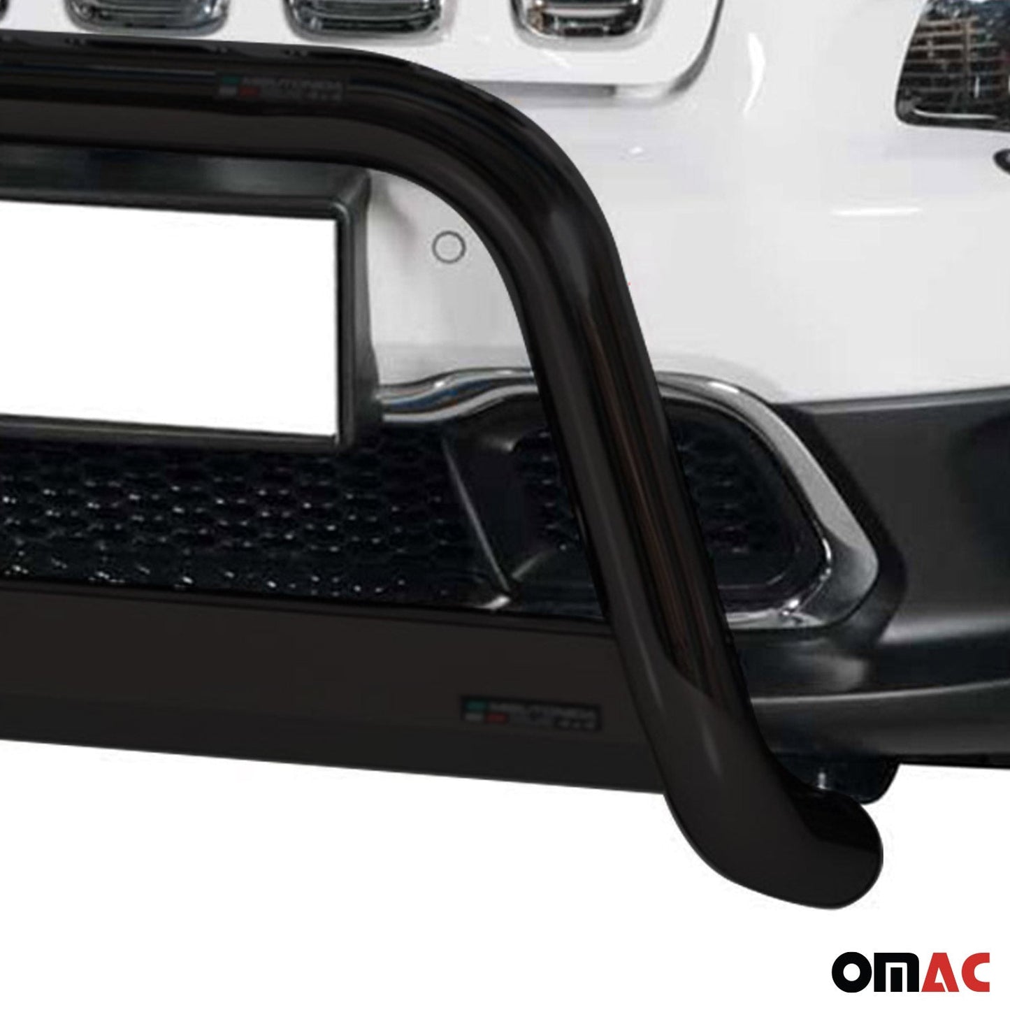 Frontbügel Frontschutzbügel für Jeep Cherokee 2013-2018 Schwarz Edelstahl ø63 mm OMAC DE