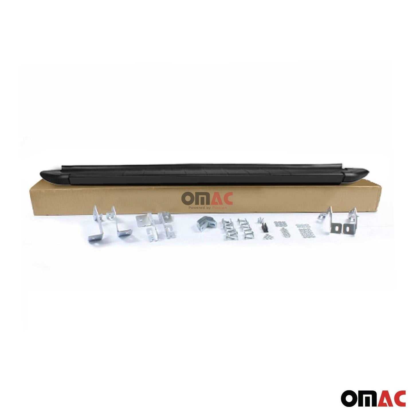 Trittbretter Seitenschweller für Honda Pilot 2009-2015 Aluminium Schwarz 2 tlg OMAC DE