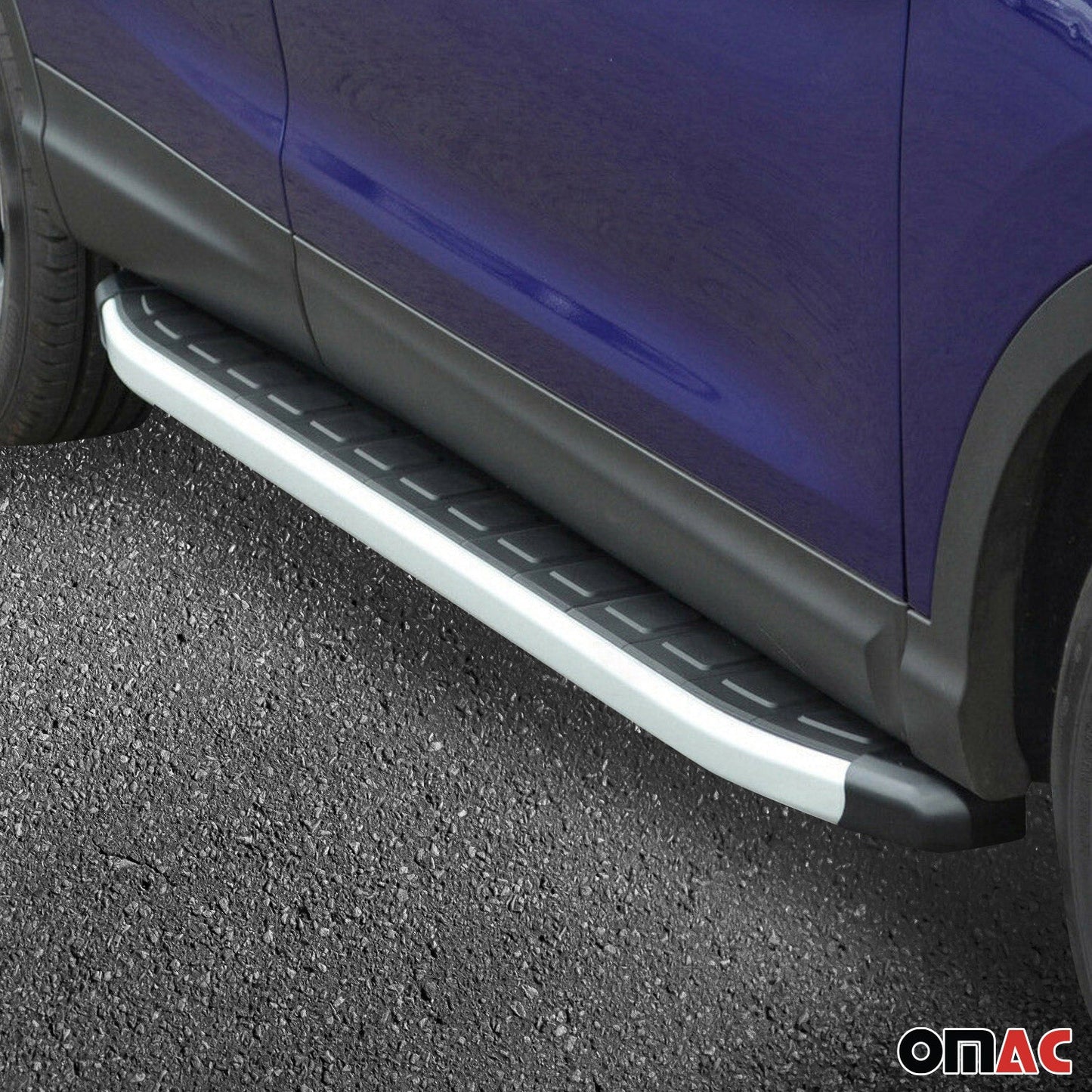 Trittbretter Seitenschweller für VW Crafter 2017-2025 L1 Schwarz Silber 2 tlg - autoseifert.com
