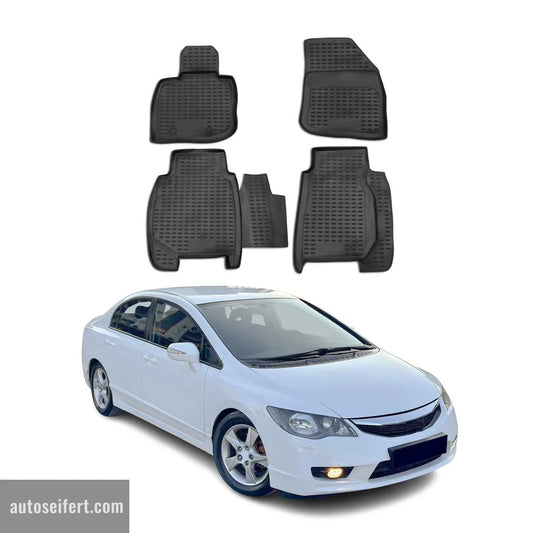 2005-2011 Honda Civic Fußmatten TPE Schwarz 4 tlg OMAC DE