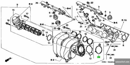 Honda Original Dichtung Drosselklappe für CR-V und FR-V autoseifert.com