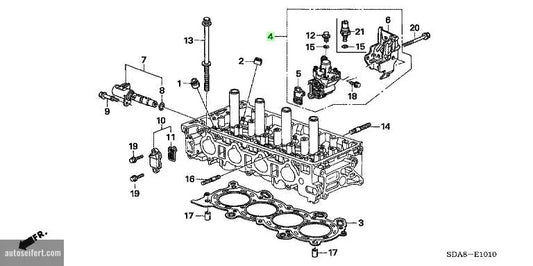 Honda Original VTC VTEC Ventil Spule Einheit 15810-RAA-A03 15810-RAA-A01 Accord, CR-V, Civic, FR-V, Stream autoseifert.com
