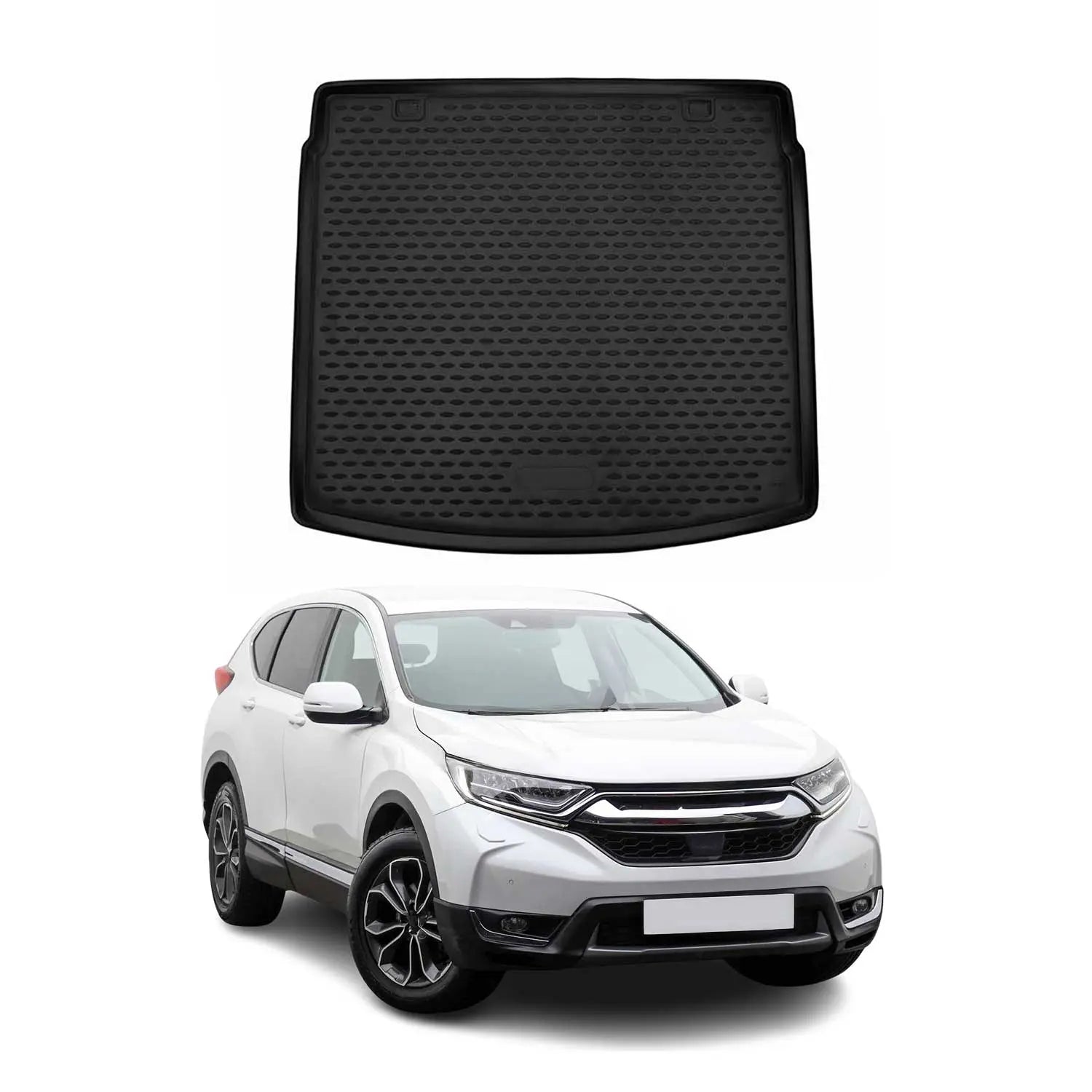 Kofferraummatte Kofferraumwanne für Honda CR-V 2018-2022 Gummi TPE Schwarz OMAC DE