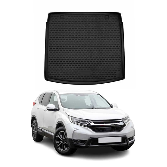 Kofferraummatte Kofferraumwanne für Honda CR-V 2018-2022 Gummi TPE Schwarz OMAC DE