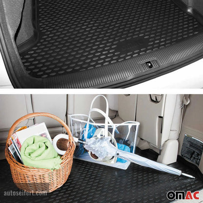 Kofferraummatte Kofferraumwanne für Honda Civic IX 2011-2017 Schrägheck Gummi OMAC DE