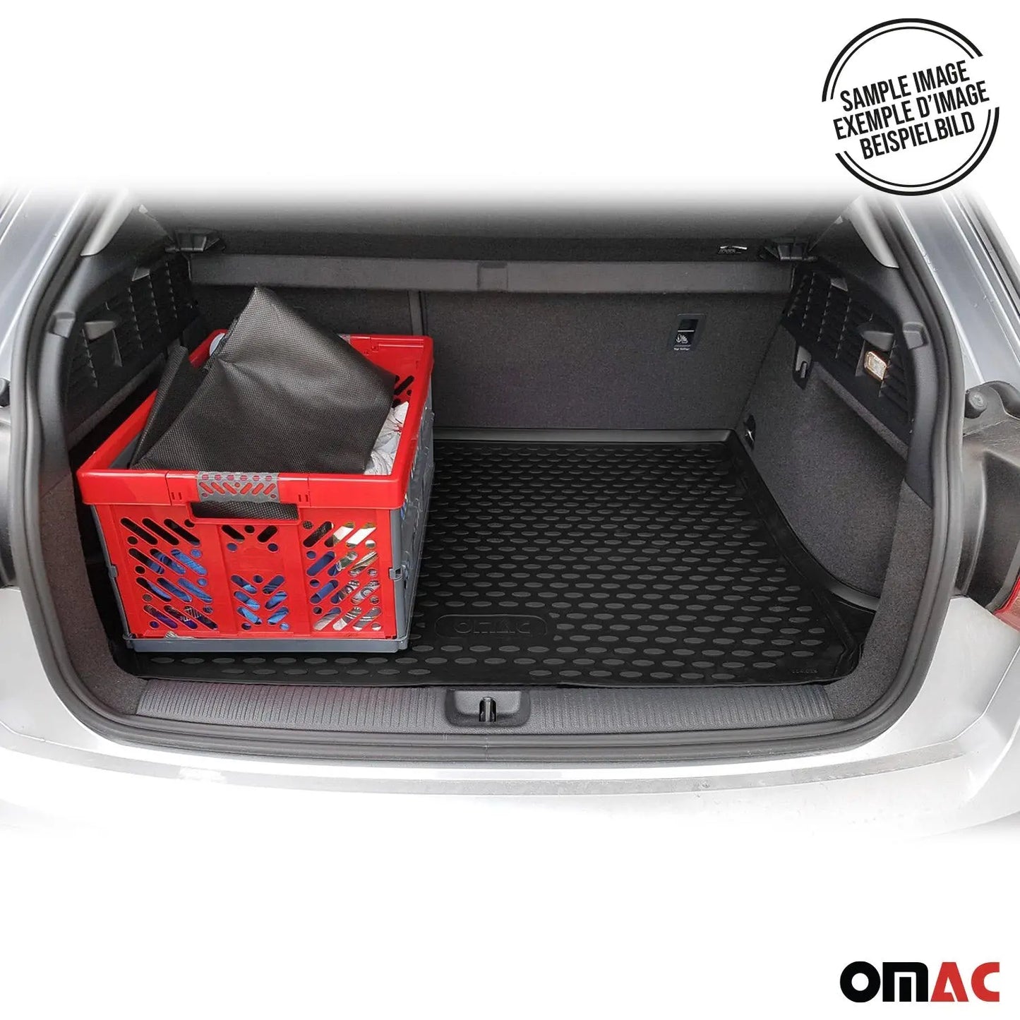 Kofferraummatte Kofferraumwanne für Honda Civic IX 2011-2017 Schrägheck Gummi OMAC DE