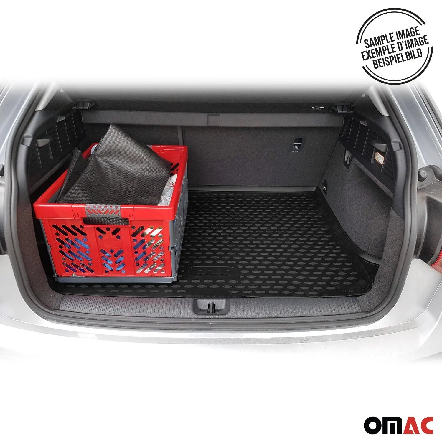 Kofferraummatte Kofferraumwanne für Honda Civic IX 2011-2017 Schrägheck Gummi OMAC DE