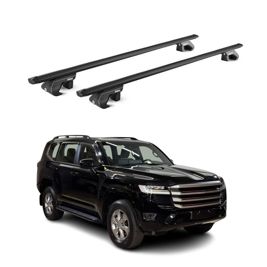 Dachträger Grundtäger für Toyota Land Cruiser J250 2023-25 90kg Alu ABE Schwarz OMAC DE