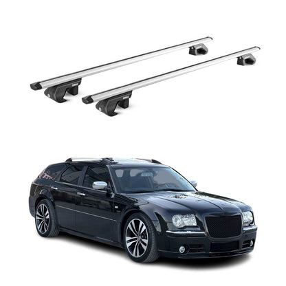 Dachträger für Chrysler 300C Touring 2005-2010 5 tür 90kg Alu Silber 2x ABE OMAC DE