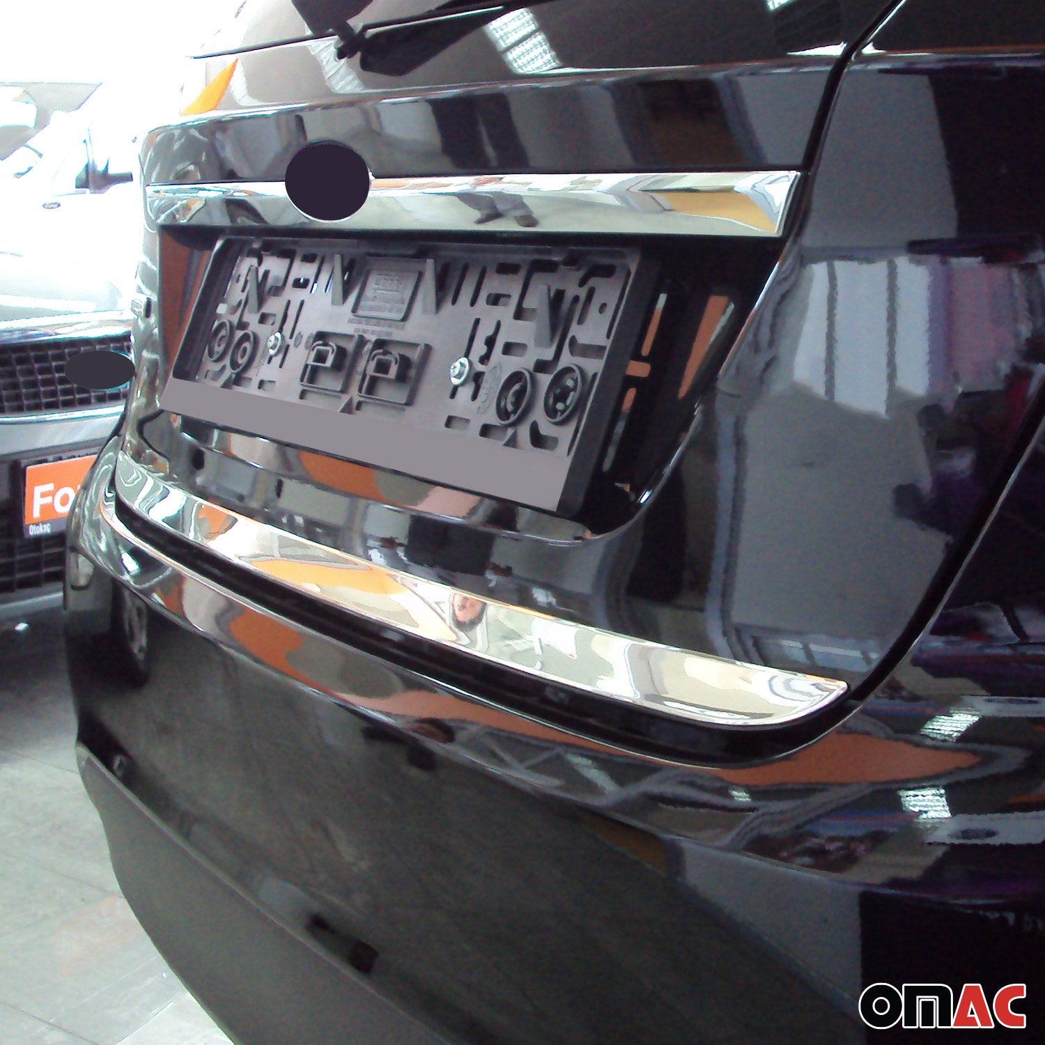 Kofferraumleiste Heckklappe Leiste für Ford Fiesta 2008-2017 Edelstahl Chrom OMAC DE