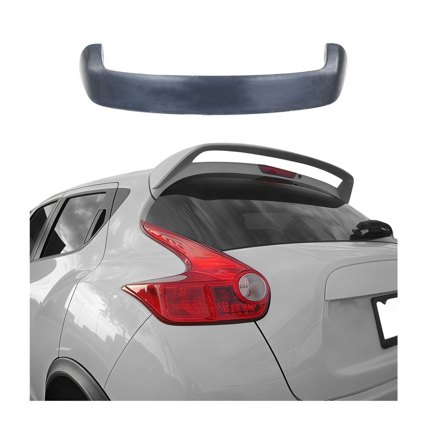 Heckspoiler Dachspoiler für Nissan Juke 2010-2019 Heckflügel Tuning Grundiert OMAC DE