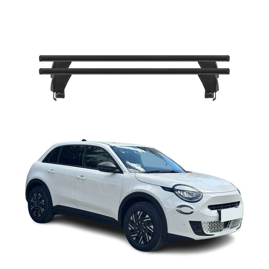 Menabo Dachträger Grundträger für Fiat 600E/600 2023-2025 Alu Schwarz 2tlg OMAC DE