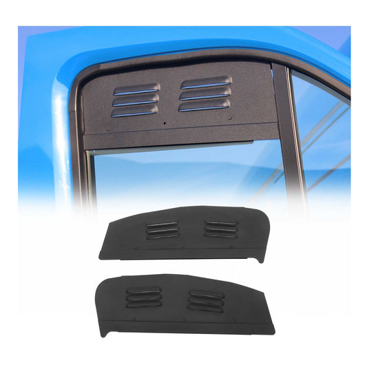 Lüftungsgitter Be & Entlüftung für Renault Trafic 3 2014-2024 Alu Schwarz 2x OMAC DE