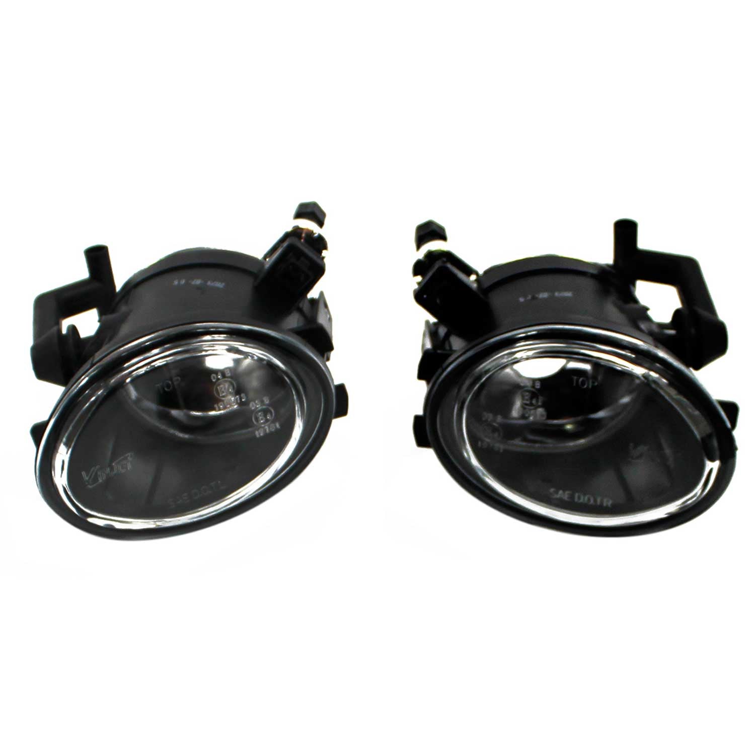 JOM Nebelscheinwerfer für BMW 3er E46/ M3 + E39/ M5 Klarglas mit Rahmen OMAC DE