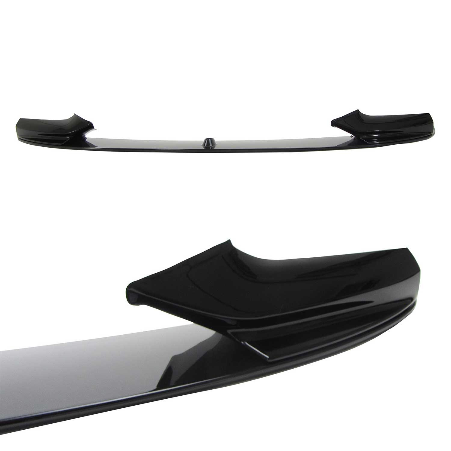 JOM Frontspoiler Lippe für BMW 5er F10 Limo F11 Touring 2010-2017 schwarz glänz OMAC DE