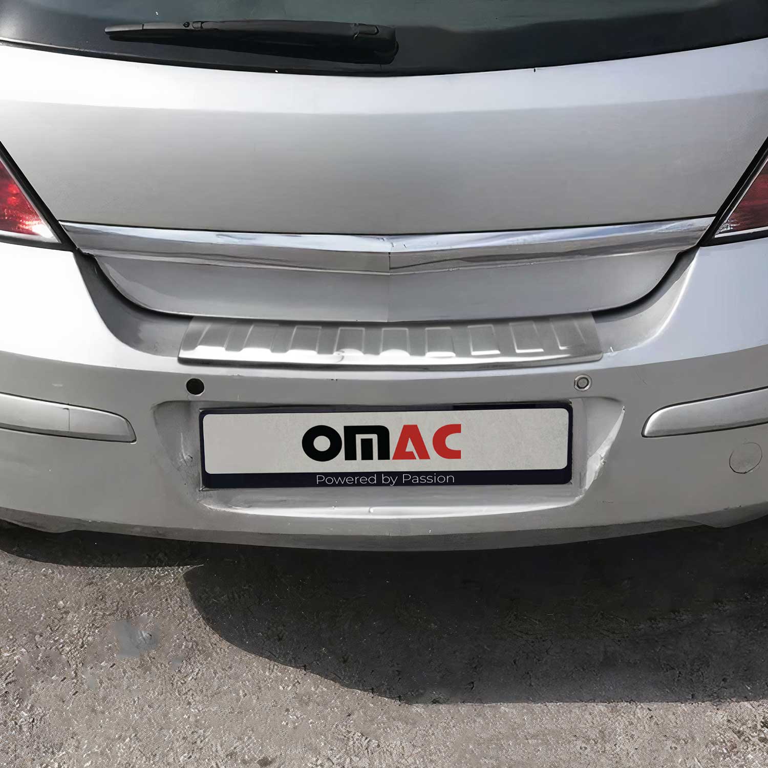 Ladekantenschutz Edelstahl für Opel Astra J 2009-2015 Schrägheck Abkantung Chrom OMAC DE