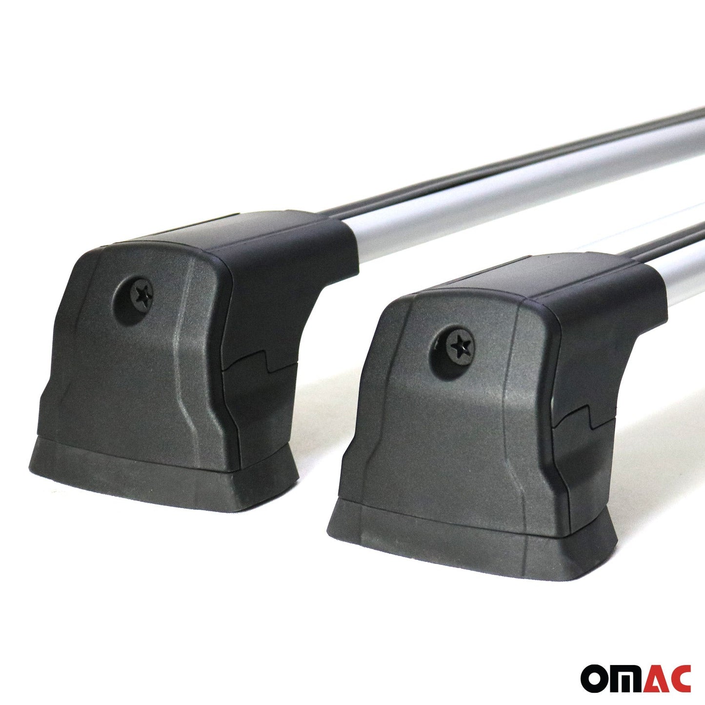 Dachträger Gepäkträger für Fiat Panda 2012-2025 Relingträger Silber Alu 2tlg OMAC DE