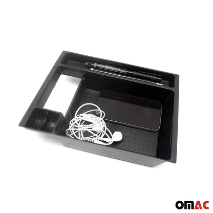 Armauflage Ablagebox Zentrale Storage-Box für Mazda CX-5 2013-2014 ABS Schwarz OMAC DE