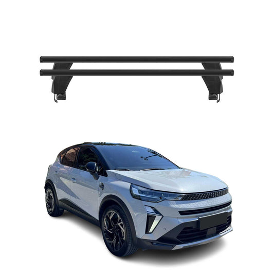 Menabo Dachträger Grundträger für Renault Symbioz 2024-2025 Alu Schwarz 2tlg OMAC DE