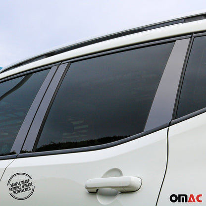 B-Säule Türsäulen Verkleidung für Honda CR-V 2012-2018 Edelstahl Dunkel 6tlg OMAC DE