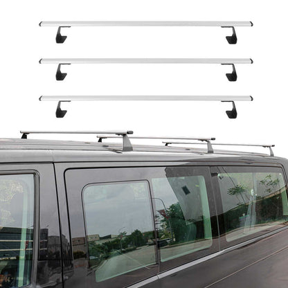 Dachträger für Ford Transit Custom / Tourneo Custom 2023-2025 75kg Silber 3tlg OMAC DE