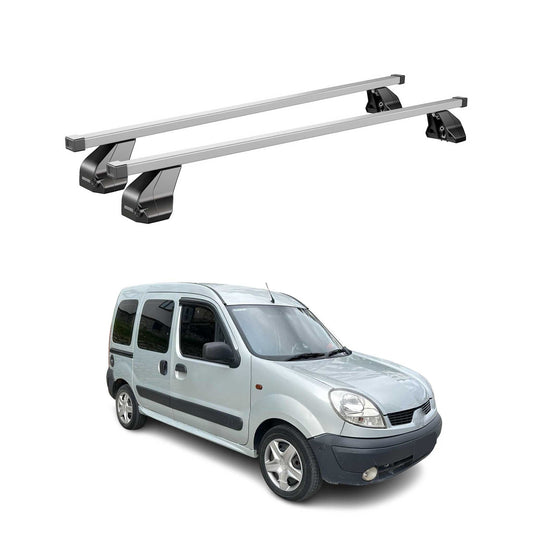 Menabo Dachträger Grundträger für Nissan Kubistar 2003-2009 Stahl Grau 2tlg OMAC DE