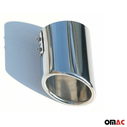 Auspuffblende Endrohr für Mercedes E Klasse 1993-2025 Edelstahl Chrom 60mm 2tlg OMAC DE