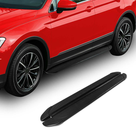 Trittbretter Seitenschweller für VW Tiguan mk3 2024-2025 Alu Schwarz 2tlg