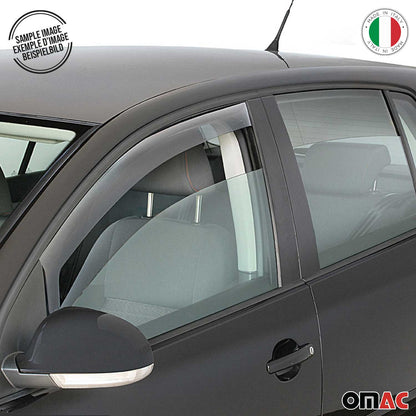 Windabweiser Regenabweiser für Honda Accord 2008-2015 Limo Dunkel Acryl 2tlg