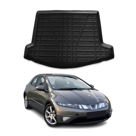Kofferraumwanne Laderaumwanne für Honda Civic 2006-2011 Schrägheck 5tür Gummi OMAC DE