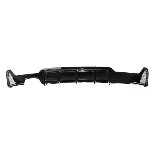 JOM Heckdiffusor Spoilerlippe für BMW 4er F32 F36 Bj 2013-2020 schwarz glänzend OMAC DE